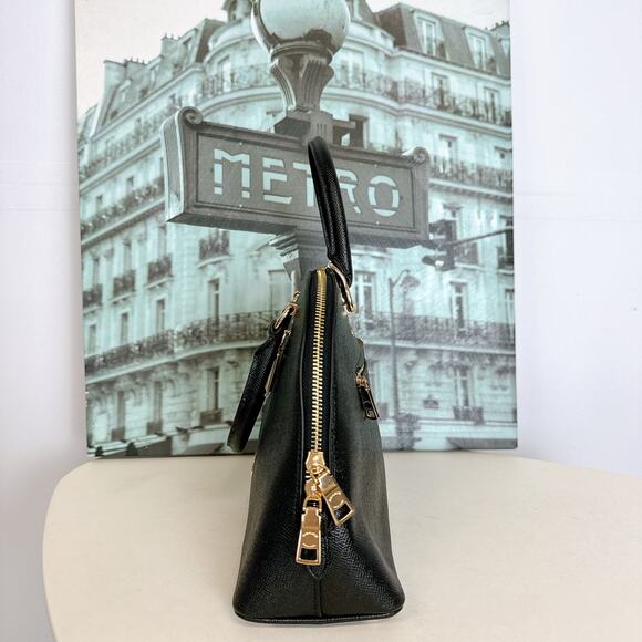 Coach 2553 Katy Satchel In Signature Canvas IM/BLACK - Picture 3 of 8